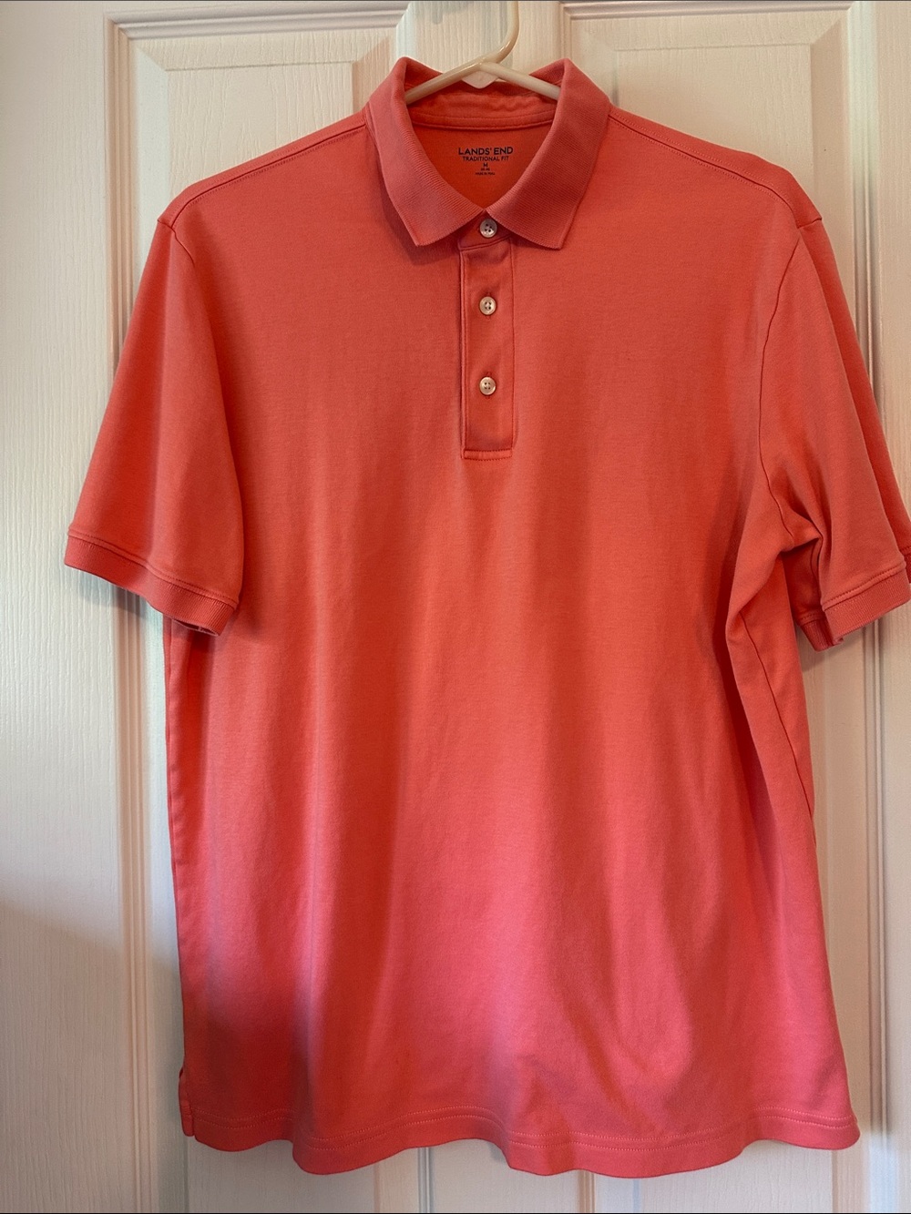 🔥4/$45 BUNDLE DEAL🔥 Lands’ End Coral Polo